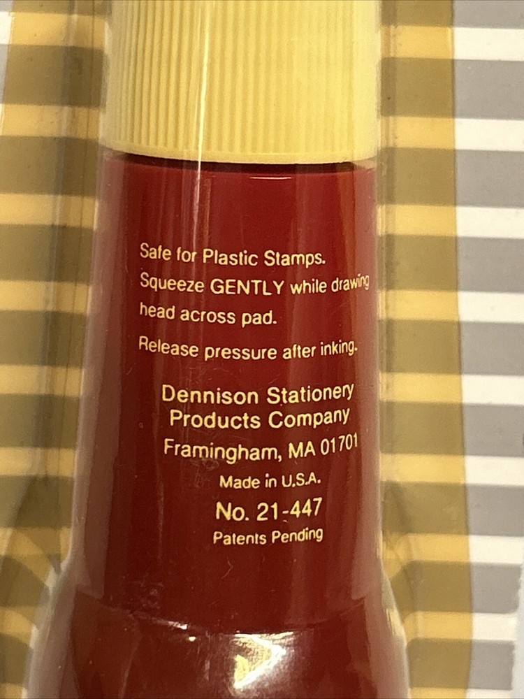 Carter's Stamp Pad Inker RED 2oz Dab-on Applicator