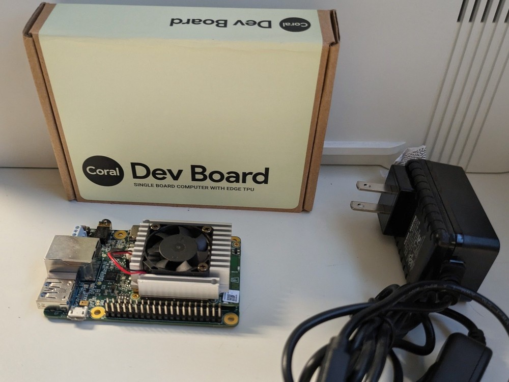 Google Coral Dev Board 2GB RAM, Power Supply w/switch – TPU Ai Accelerator