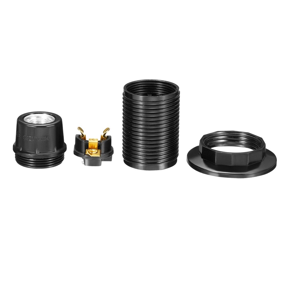 E14 Bulb Holder Light Socket, 5 Pack Screw Fully Thread Lamp Holder