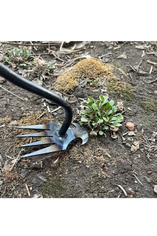Metal-4 T Manual Weed Puller Tool for Garden, Efficiently Uproot Weeds with Ease