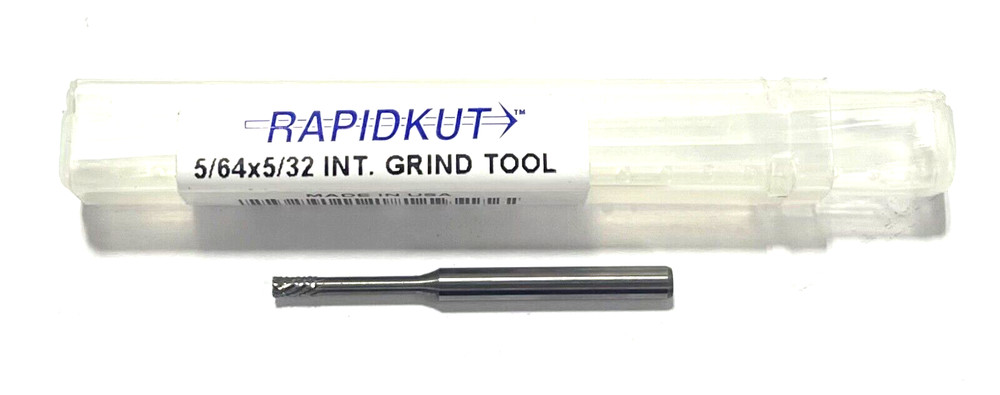 RapidKut Solid Carbide Internal Grinding Tool 5/64" Diameter 1/8" Shank USA Made