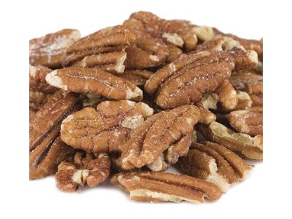 PECANS - Roasted / Salted Mammoth Pecan Halves - Select Weight
