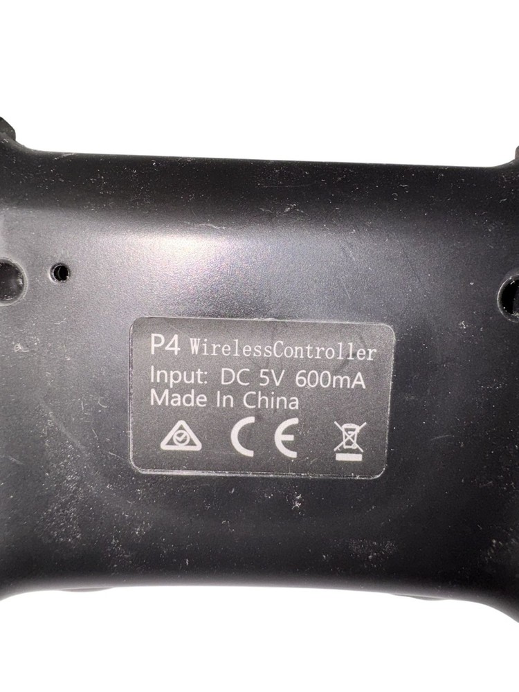 P4 Wireless Controller For Gaming Consoles Black & Red