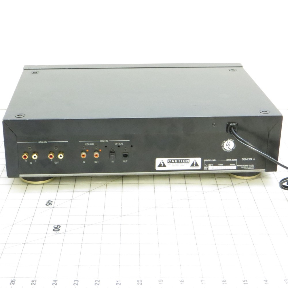 Broken Denon DTR-2000 DAT Digital Audio Tape Recorder Deck