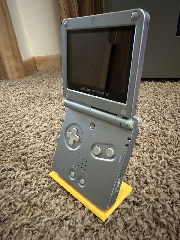 Custom Display Stand for GameBoy Advance SP Console 3D Printed Micro DS. Nice No