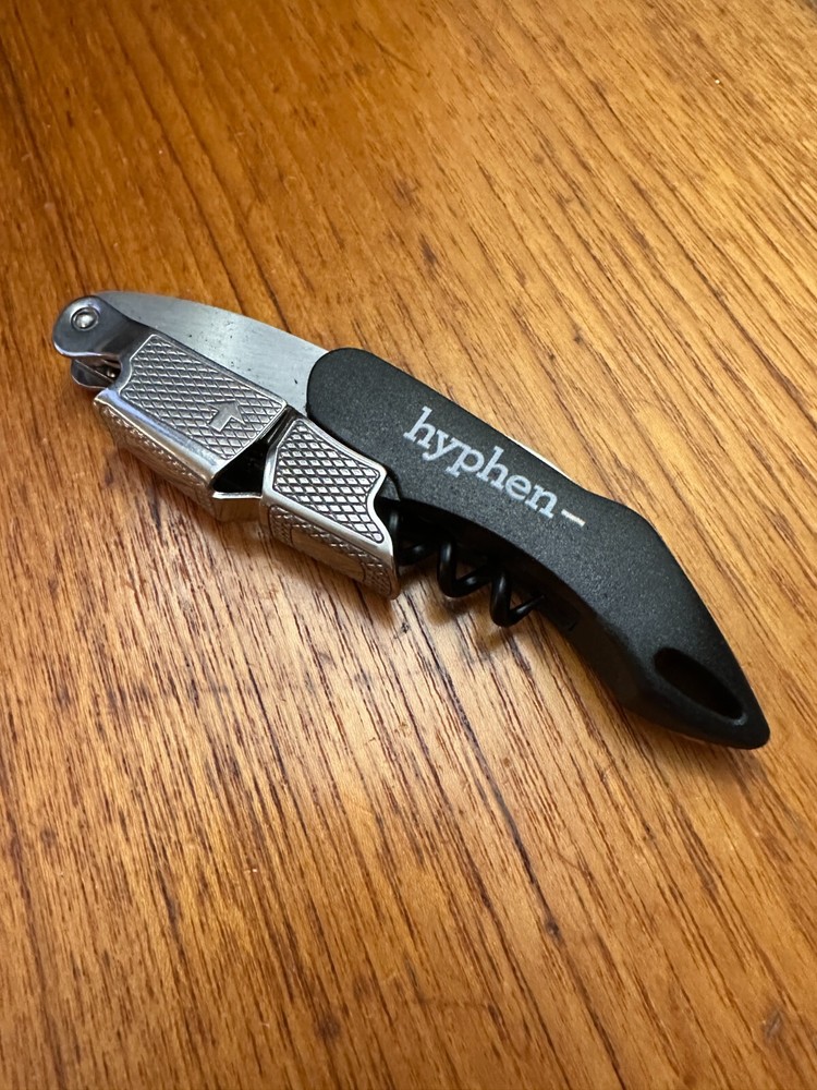 HYPHEN- Premium Waiters Corkscrew Wine Key Opener