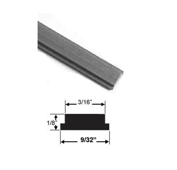 Flexible Rail Magnet Insert for Swinging Shower Doors - 75" long