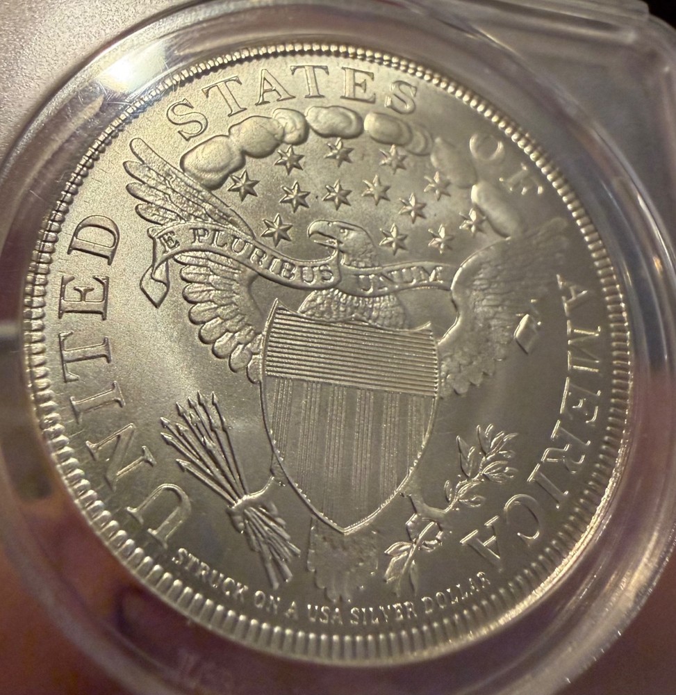 Moonlight Mint Dan Carr 1805 Draped Bust Silver Dollar Overstrike