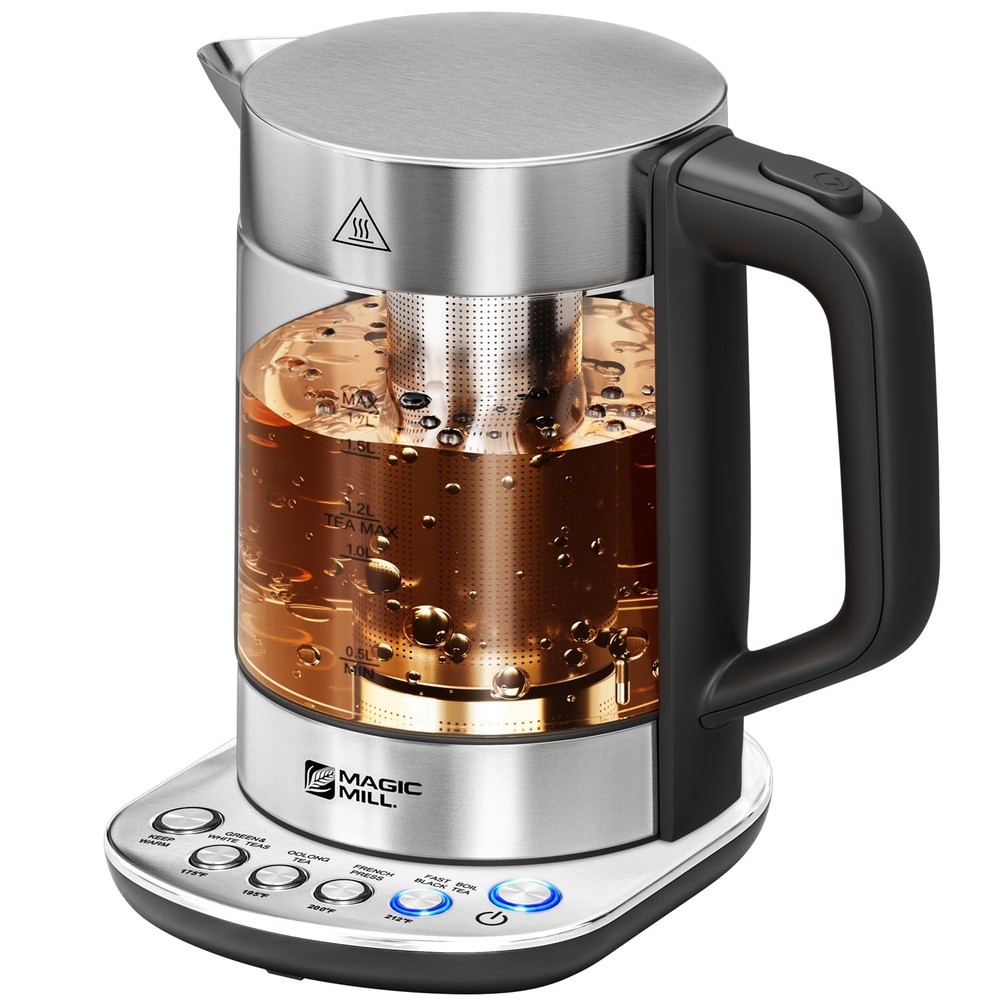 Pro Electric Kettle with tea Infuser and Temperature Control - Keep Warm Func...