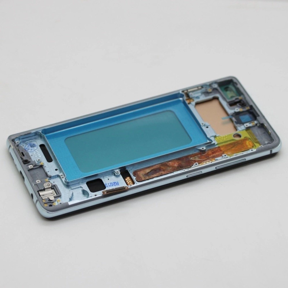 LCD Screen Replacement for Samsung Galaxy S10 Plus G975 Display w/Frame + Tools