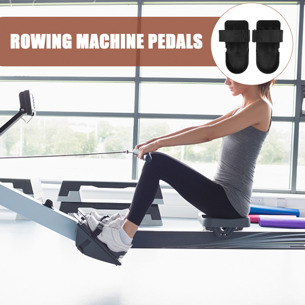 1 Pair Exercise Rowing Machine Pedals Parts Rowing Machine Pedals Pedals