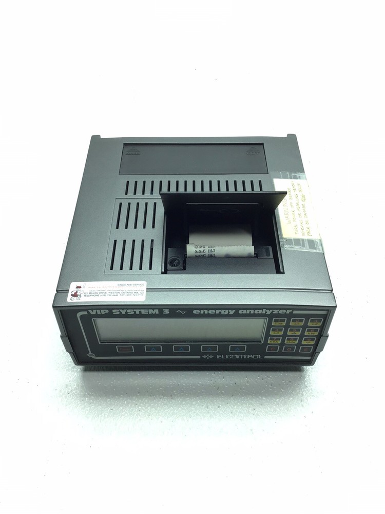 ELCONTROL VIP SYSTEM 3 ENERGY ANALYZER