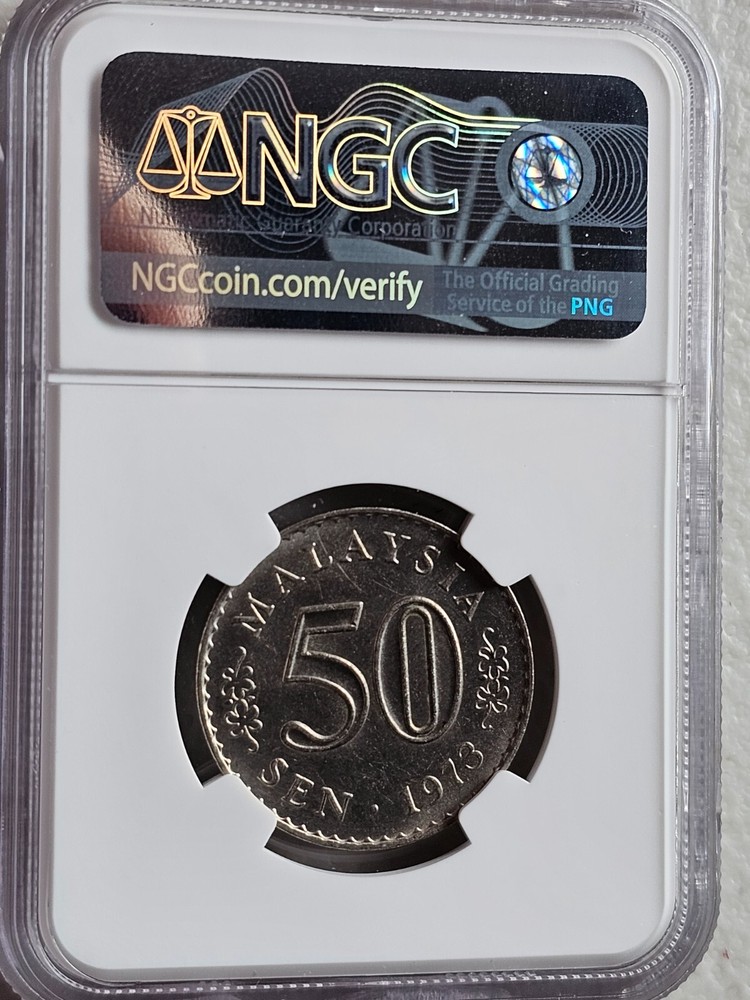Malaysia 50 Sen 1973 NGC MS 62