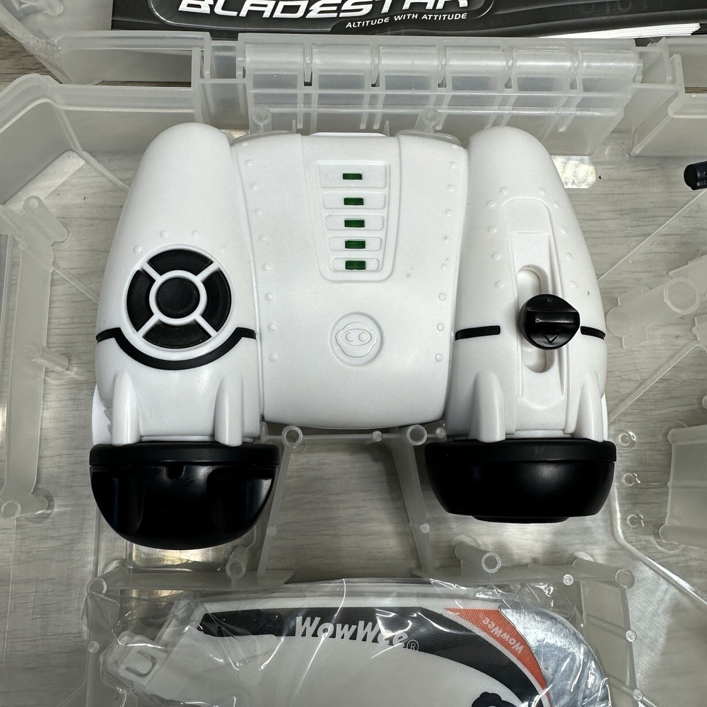 WowWee FlyTech Bladestar Altitude with Attitude Helicopter Toy Open Box