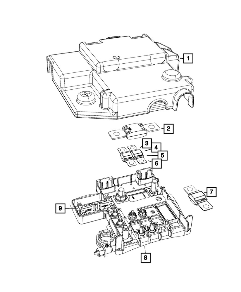 Genuine Mopar Battery Control Unit 68437272AA