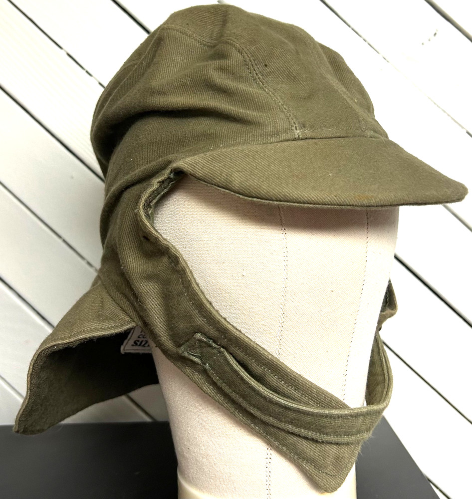 WWII Navy USN Cold Weather Deck Cap Hat