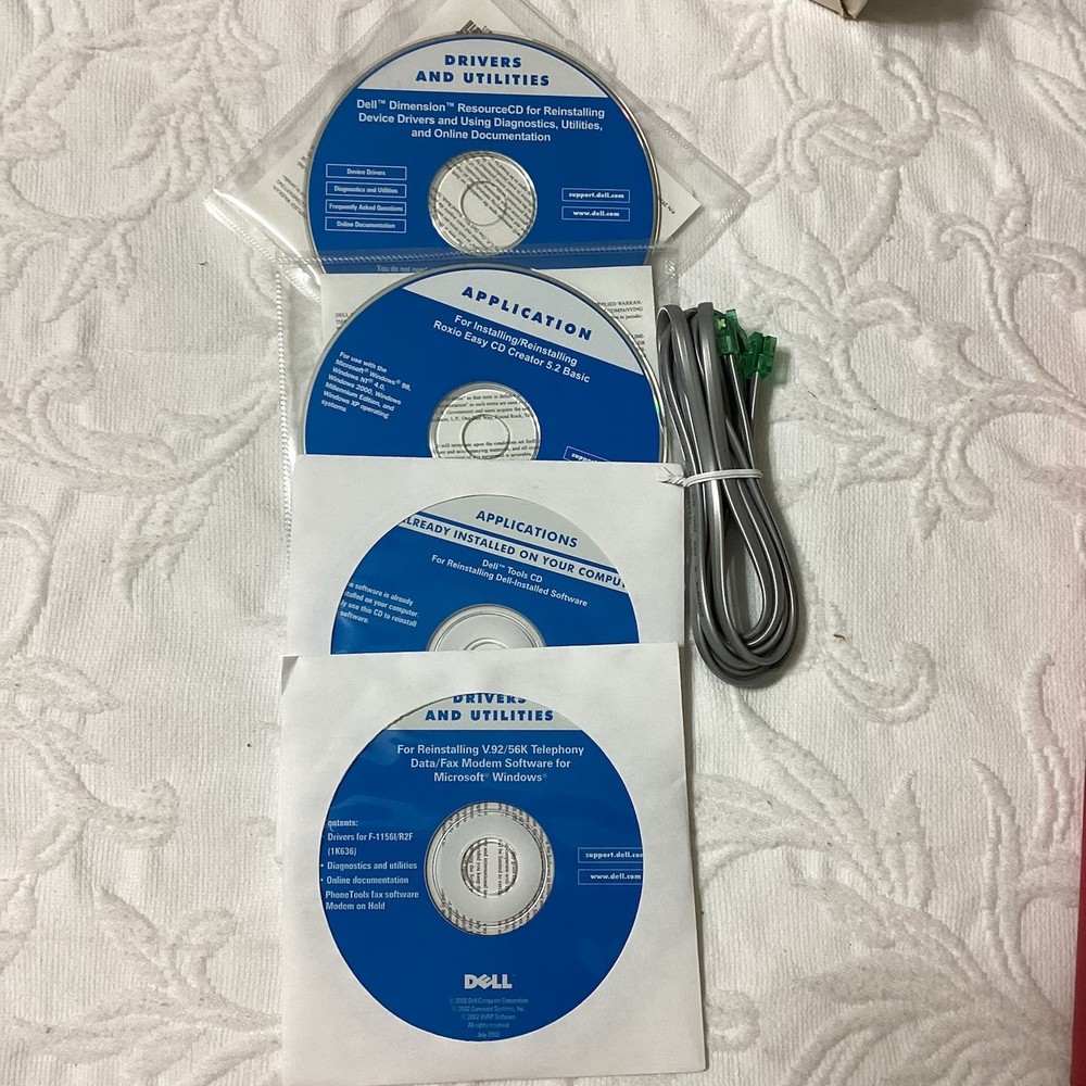 Dell Dimension Computer Misc Installing/Reinstalling CD Lot
