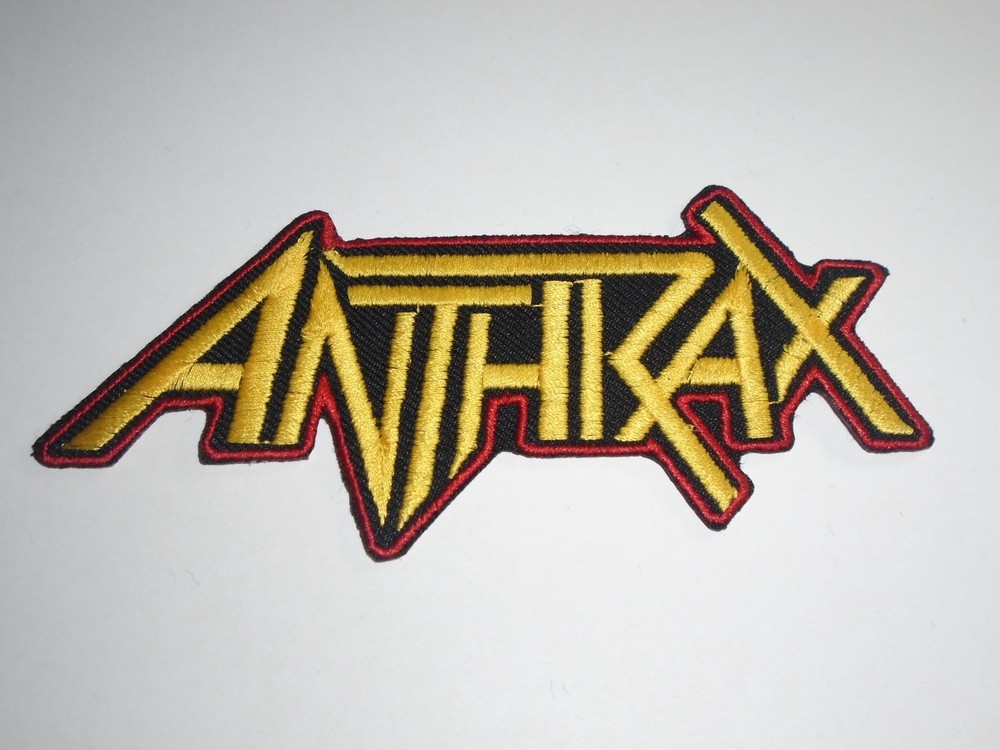 ANTHRAX IRON ON EMBROIDERED PATCH