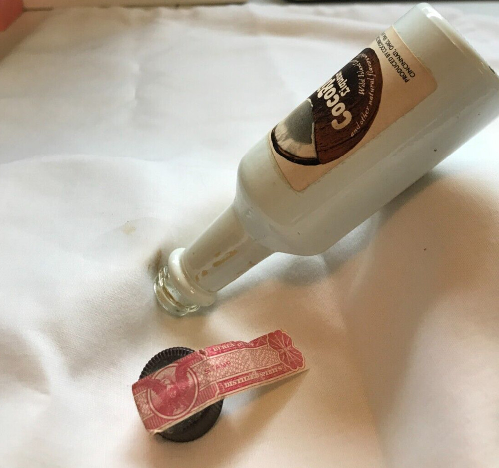 COCORIBE LIQUEUR MINI BOTTLE EMPTY TO COMPLY WITH EBAY RULES