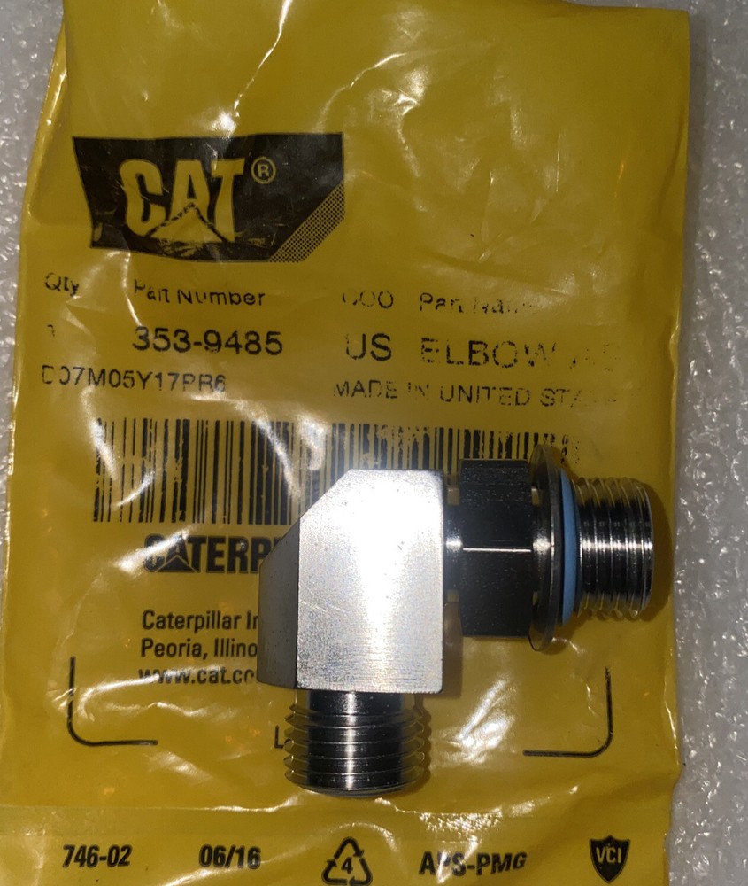 CAT 353-9485 Hydraulic Elbow Adapter