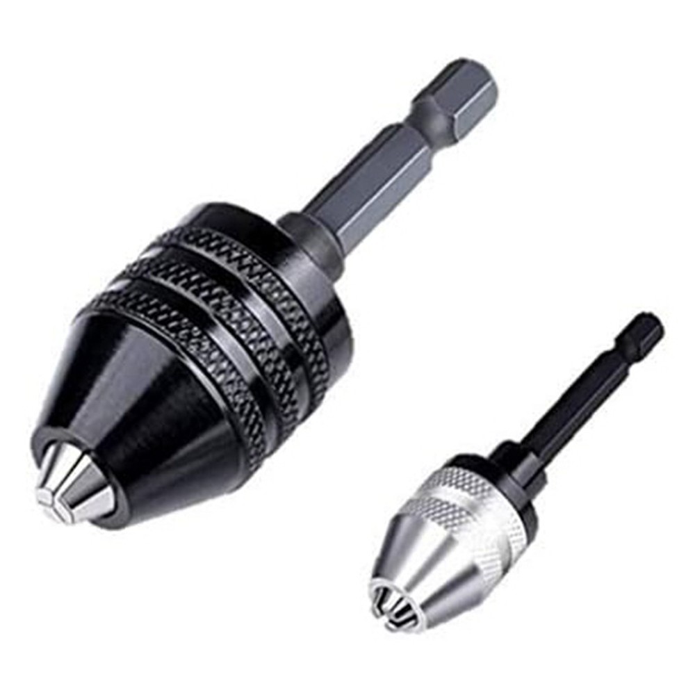 Drill Chuck Adapter-2Pcs Drill Chuck for  Driver,Drill Bit Adapter Keyless9532