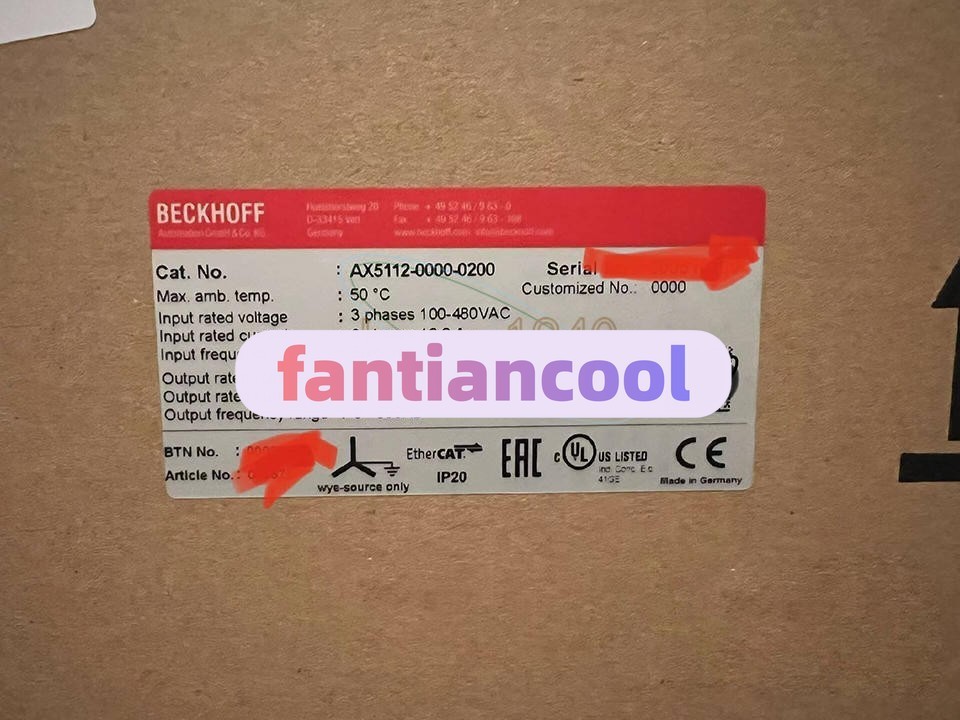 NEW BECKHOFF Servo driver AX5112-0000-0200