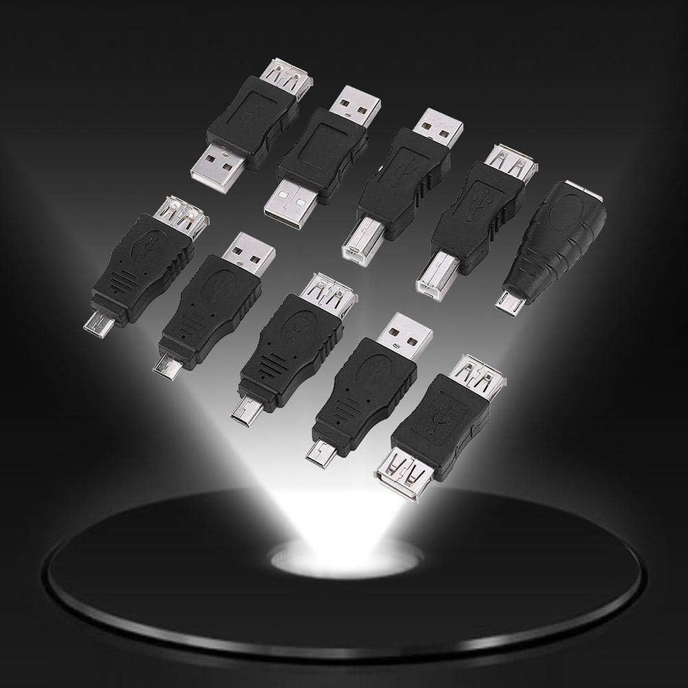 USB Adapter Kit, 40PCS Multiple USB2.0 Adapter Converter Connectors, Compatible