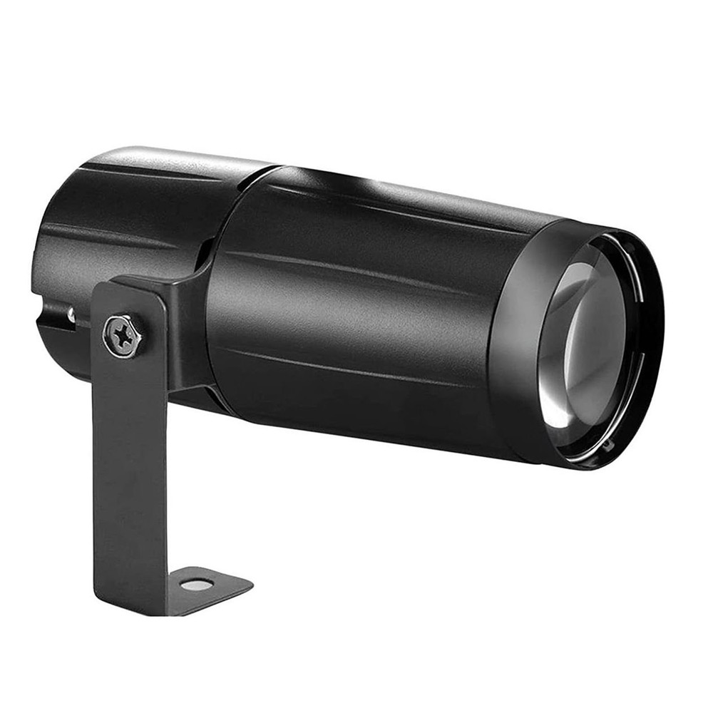 LED Stage Spot Light 3W White With Adjustable Bracket For Disco