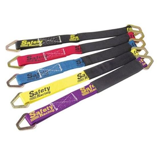 Axle Tie Down Strap With Sleeve - 36 Inch - Blue