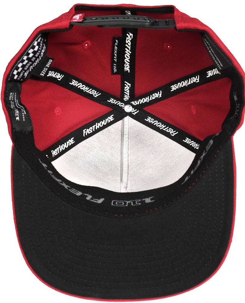 Fasthouse Origin Snapback Hat Red