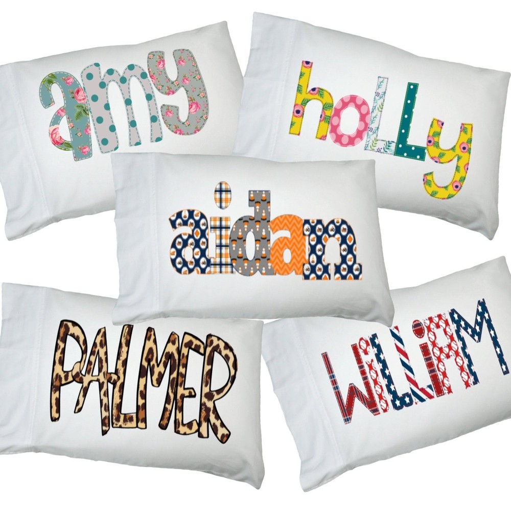 Alphabet Soup Personalized Pillowcases