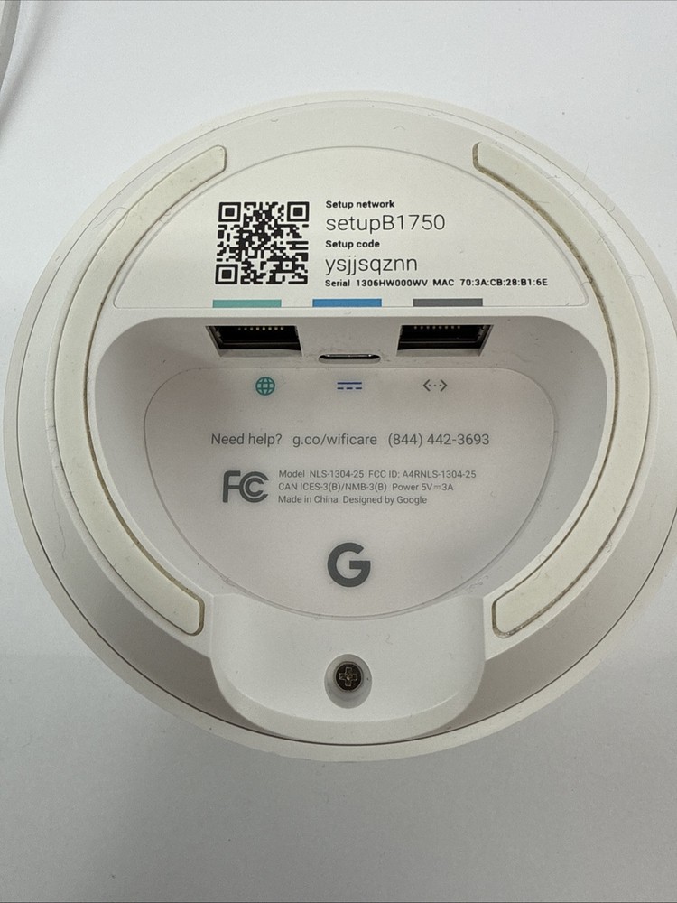 GOOGLE NLS-1304-25 WiFi System 1-Pack Router Replacement For Whole Home Coverage