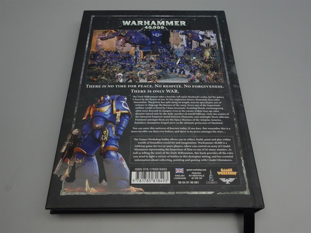 Warhammer 40K: Core Rulebook (oop 8th edition, hardcover)