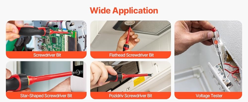 Insulated Screwdriver Set, Profal Electrical Screwdriver Set,