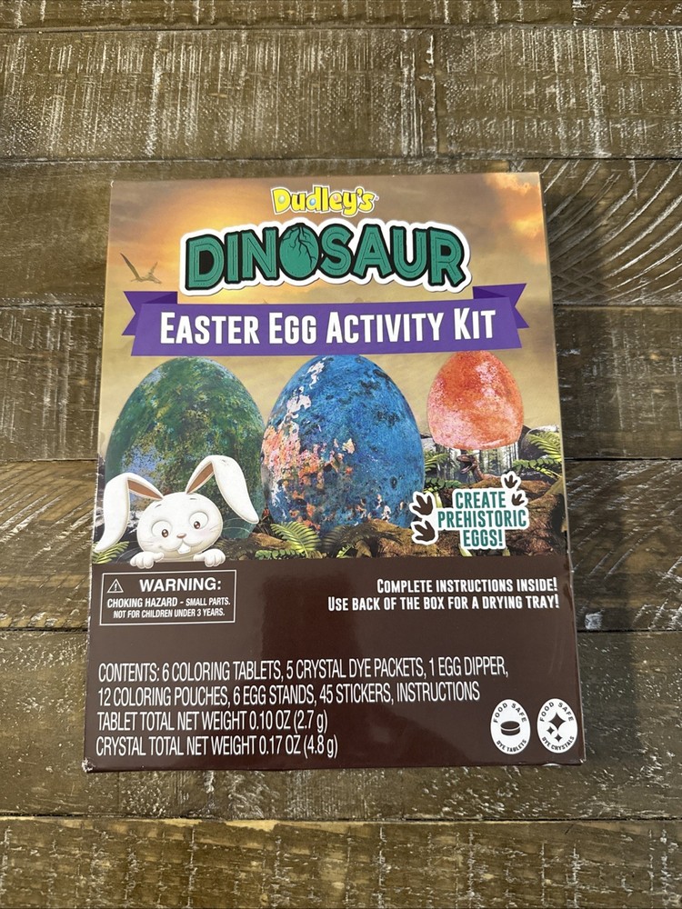 Dudley Dinosaur Easter Egg Activity Kit