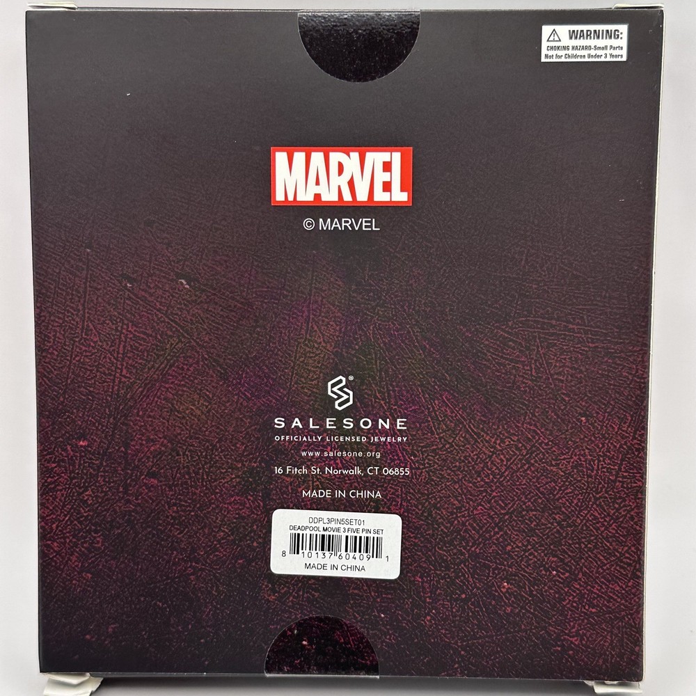 NEW Marvel Studios Deadpool & Wolverine Set of 5 Pins