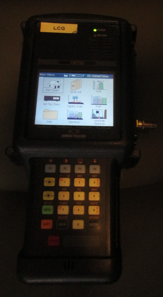 Sunrise Telecom CM750 Analog & Digital SLM Network Analyzer