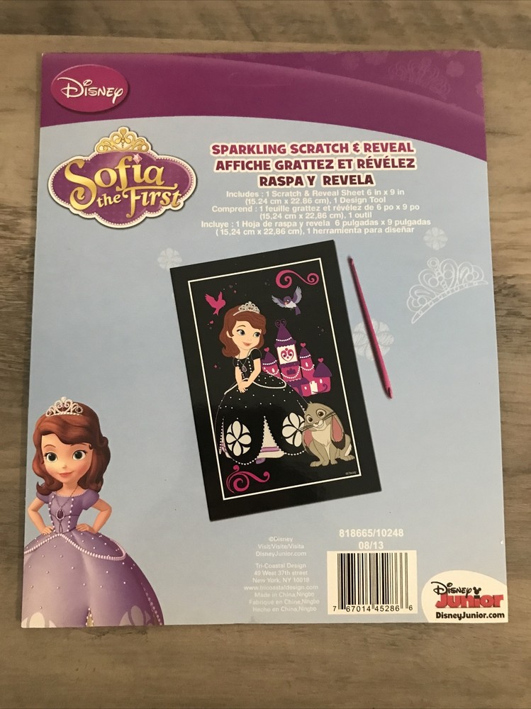 Disney Sofia The First Sparkling Scratch & Reveal