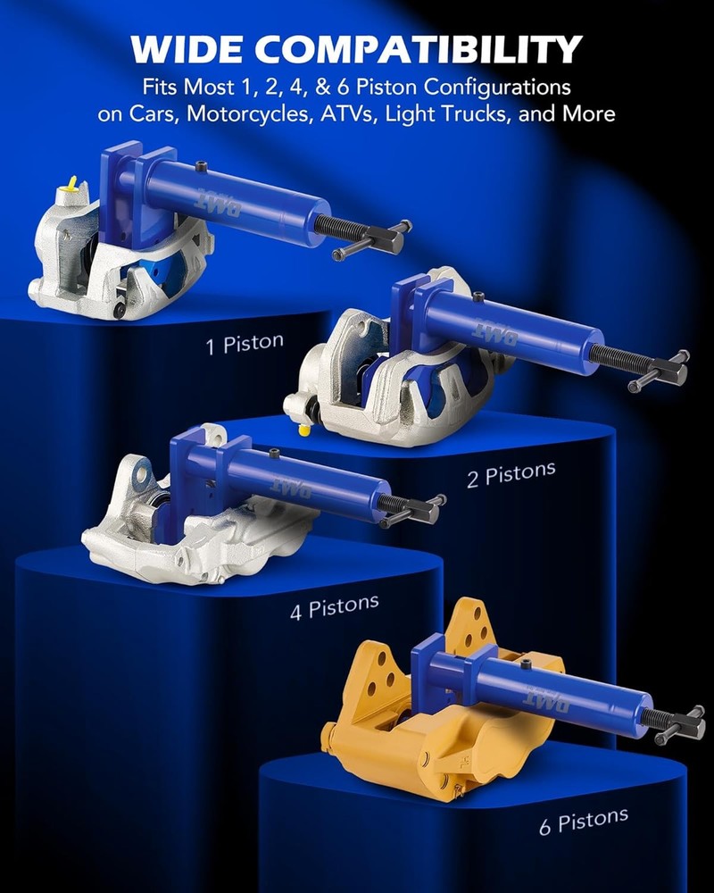 Caliper Piston Compressor Tool, Universal Brake Caliper...
