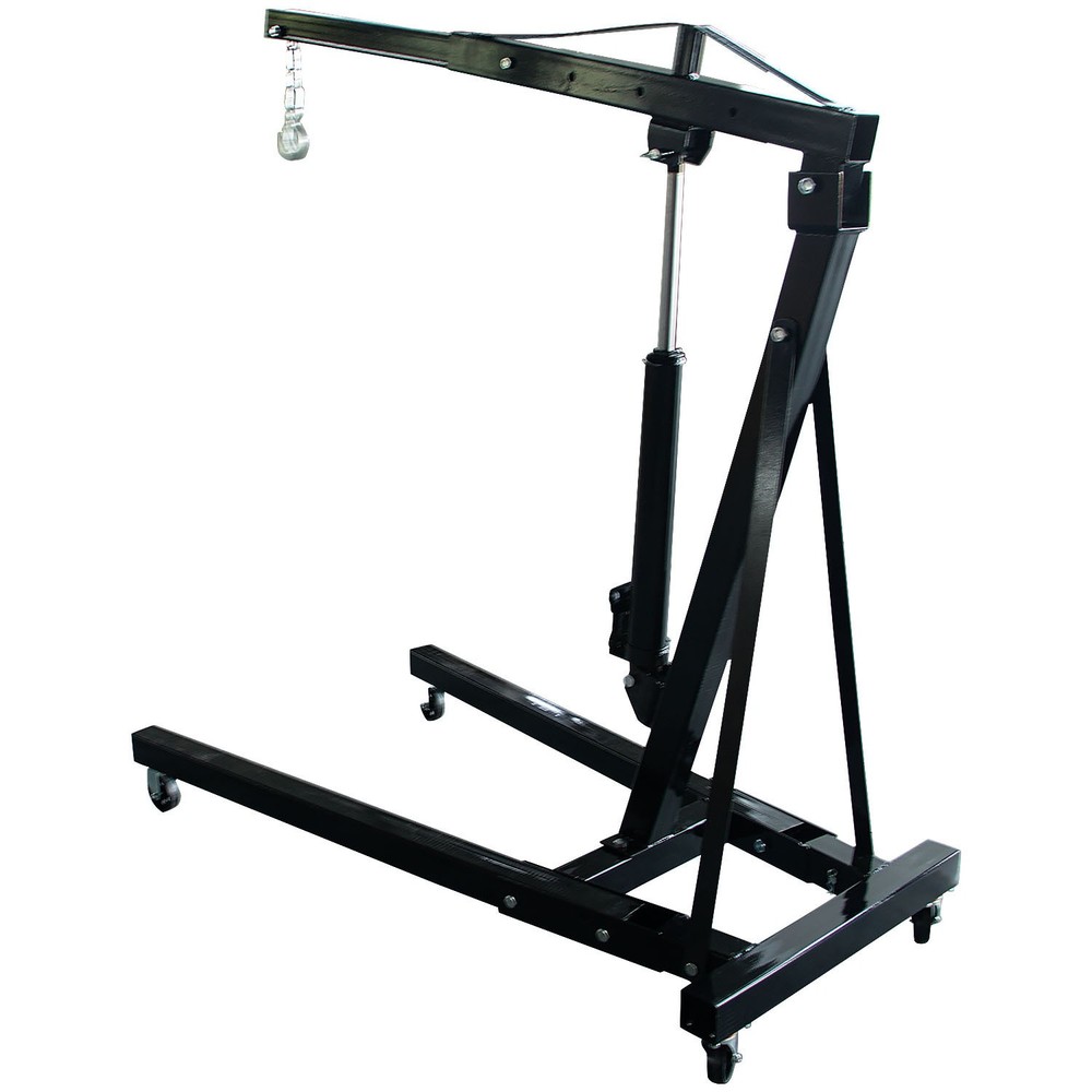 1Ton Adjustable Foldable Hydraulic Engine Hoist Crane Lift/4 Adjustable Position