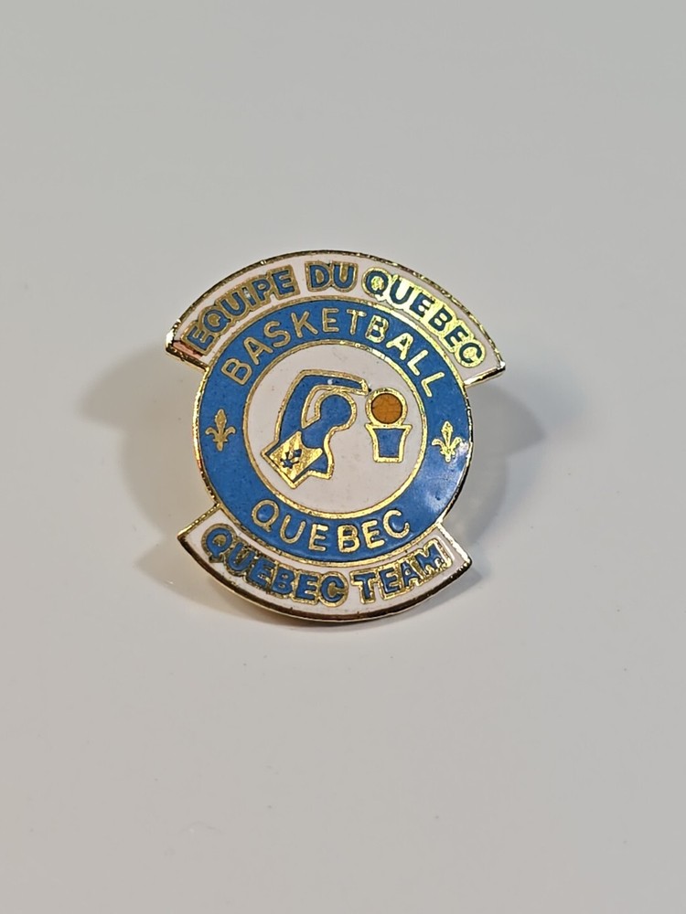 Basketball Quebec Lapel Pin Equipe Du Quebec