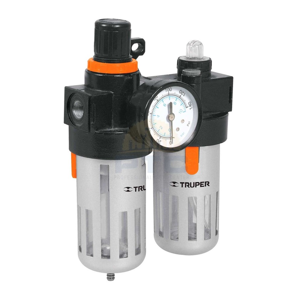 Truper UNI-LL-1/4 Air filter and regulator with lubrication module