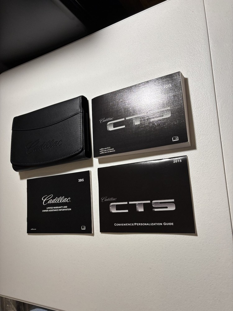 2015 Cadillac CTS Owner's Manual OEM Set