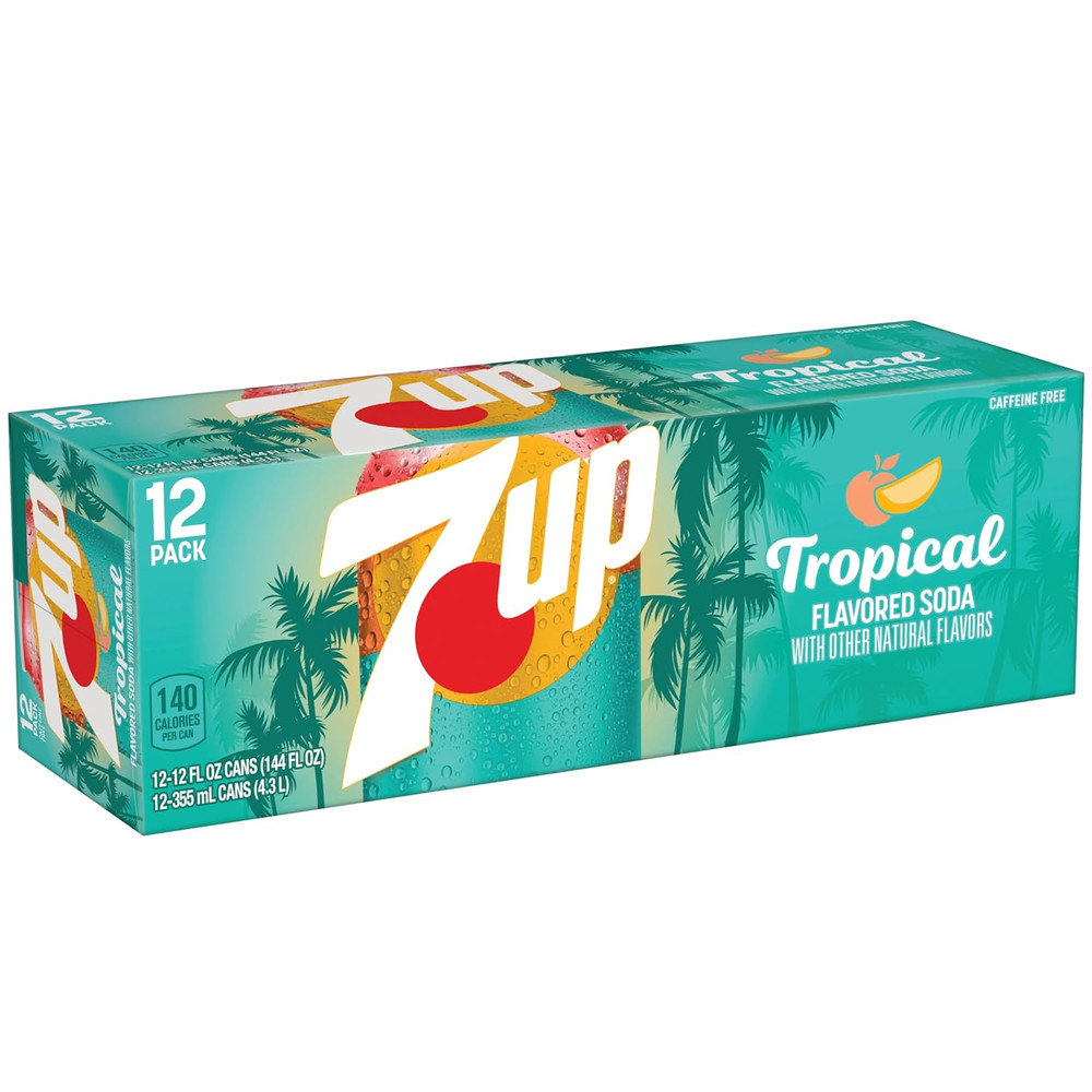 Tropical Soda, 12 Fl Oz Cans, 12 Pack