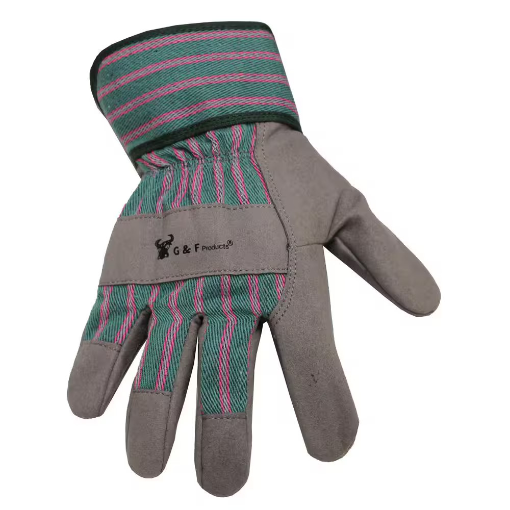 Grey Children Work Gloves