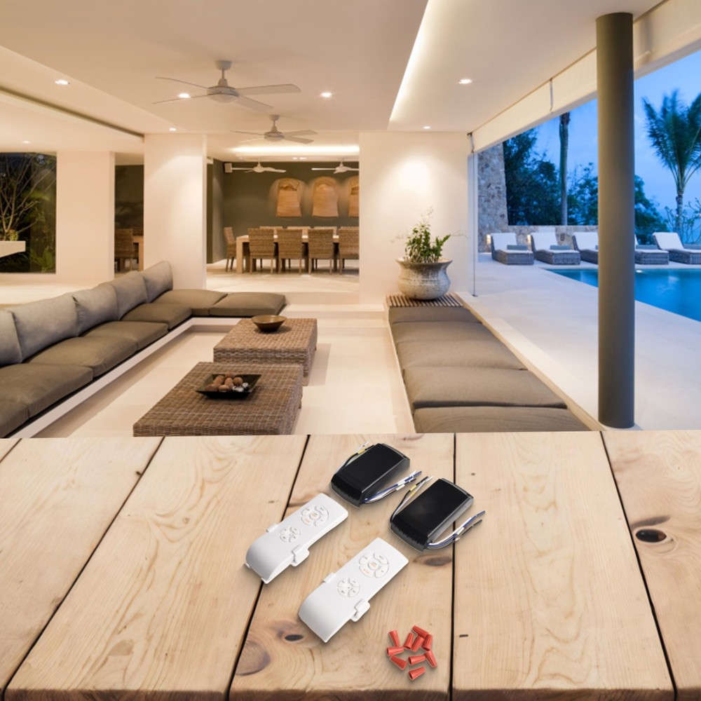 High Quality Ceiling Fan Light Control Kit Stable Receiver Comfortable Grip