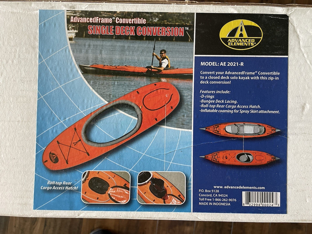 ADVANCED ELEMENTS Advanceframe Convertible Single Deck Conversion AE2021-R RED