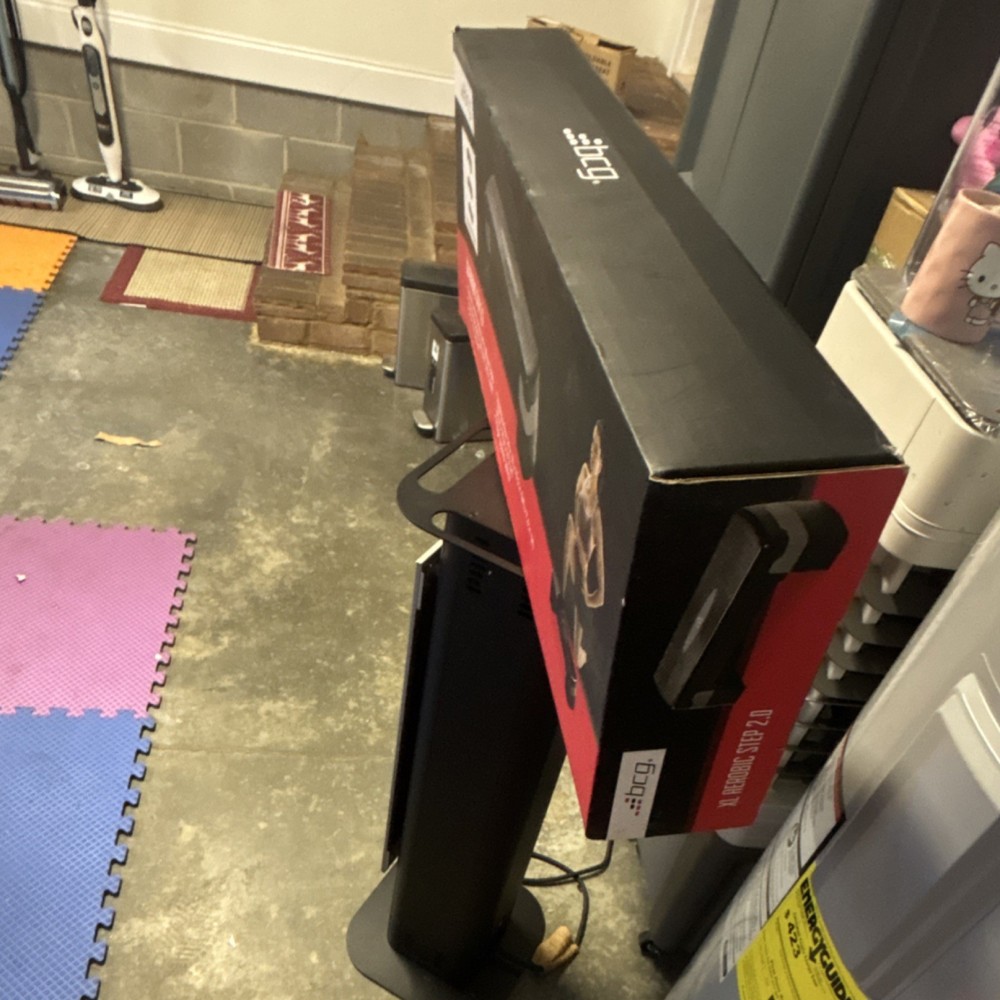 BCG XL Aerobic Step 2.0 Adjustable Height Step Platform, Black