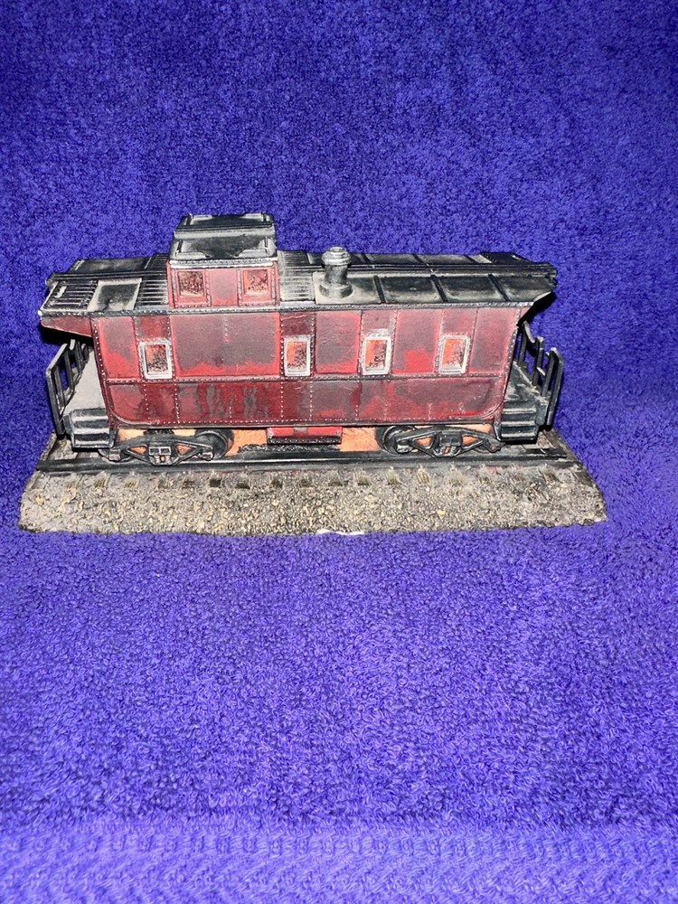 Handcrafted Large Solid Caboose