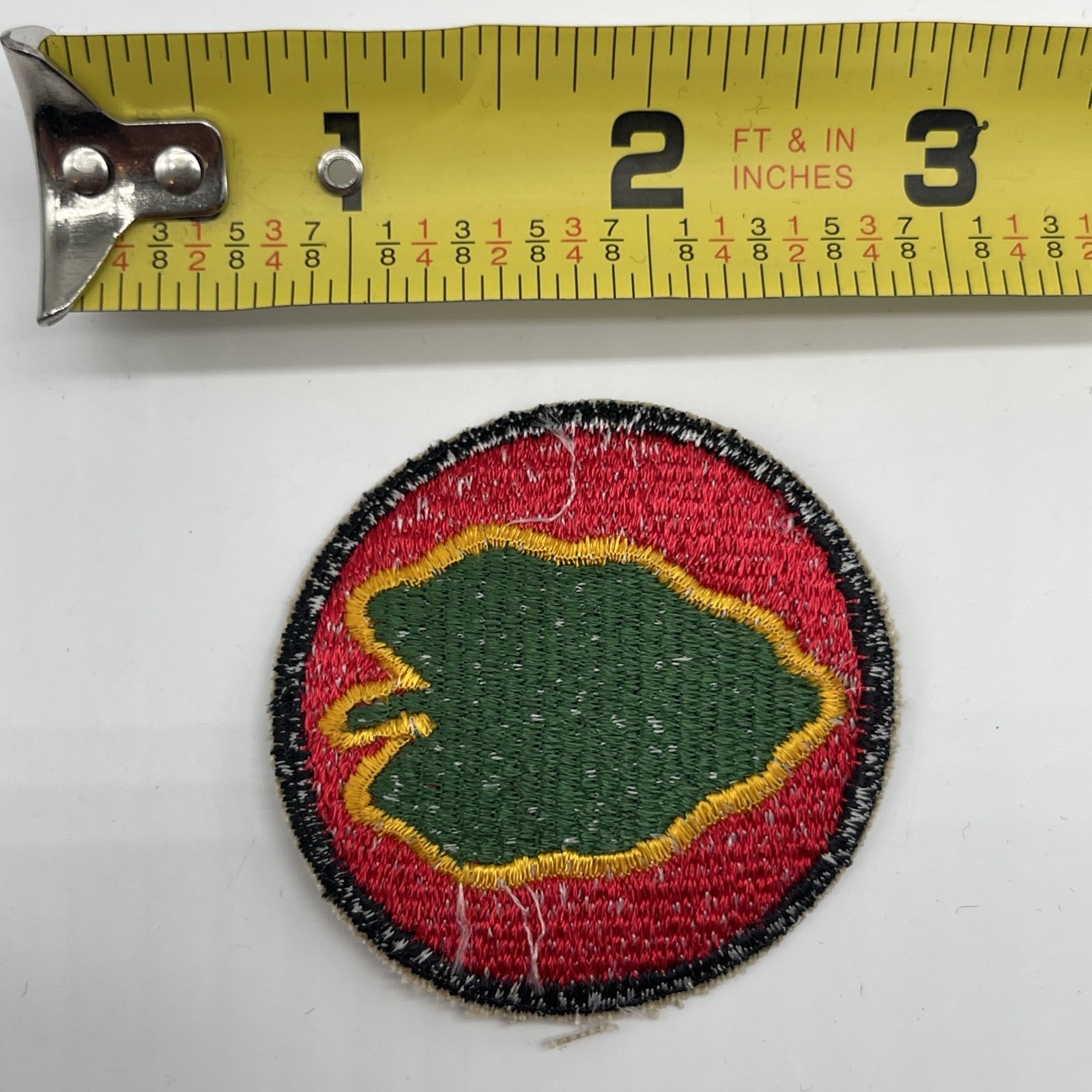U.S. Military Army 24th Infantry Division Patch Insignia Shoulder Round Cut